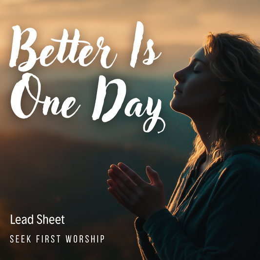 Better is One Day - Lead Sheet